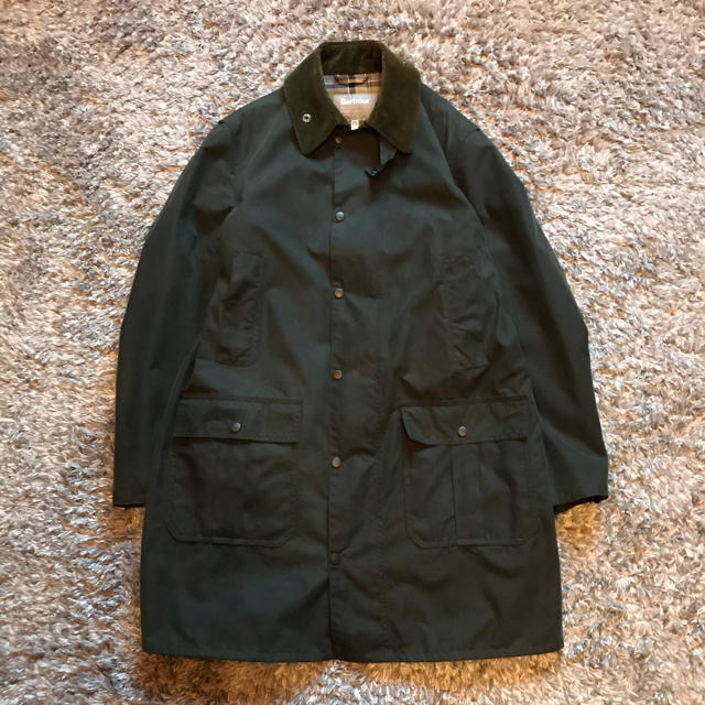 Barbour(バーブァー)のbarbour × margaret howell border SL 美品 メンズのジャケット/アウター(ステンカラーコート)の商品写真