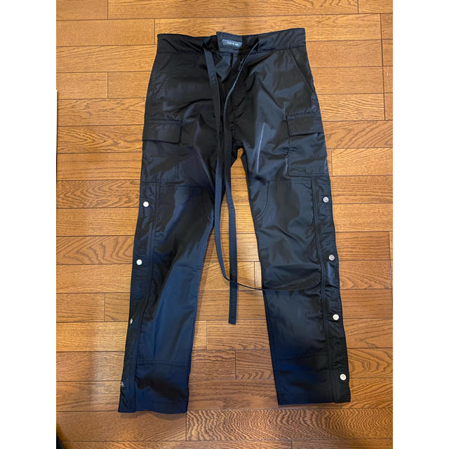 FEAR OF GOD フィアオブゴッド Sixth Collection NYLON Cargo Pants 6thコレクション ナイロンカーゴパンツ ブラック FG10-012