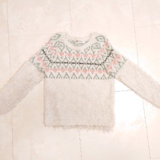 エイチアンドエム(H&M)のまーたま様専用H&M シャギー ニット  110/116 120(ニット)