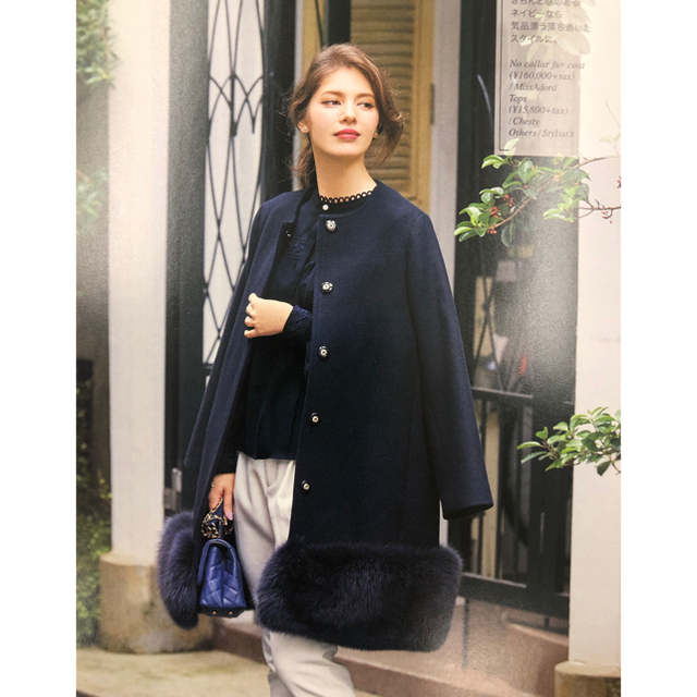 新品未使用❣️MISSADORA fur cape coat????