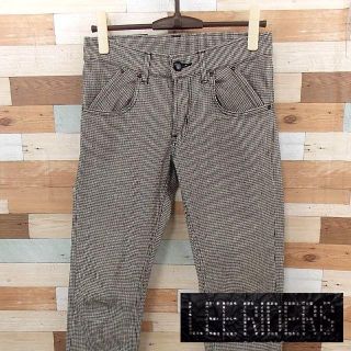 リー(Lee)の【Lee RIDERS】 美品 リー ライダース ジーンズ  千鳥格子柄 S(デニム/ジーンズ)