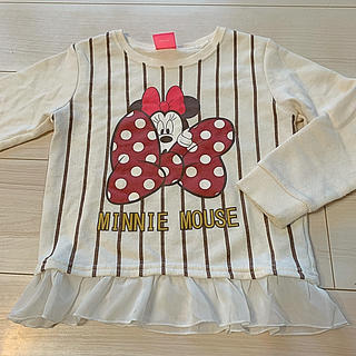 ディズニー(Disney)の裾フリルトレーナー 120センチ(Tシャツ/カットソー)