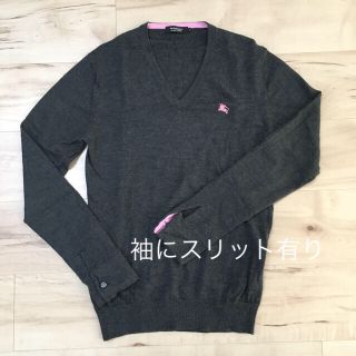 バーバリーブラックレーベル(BURBERRY BLACK LABEL)のBURBERRY  BLACK LABEL  Vネックニット(ニット/セーター)