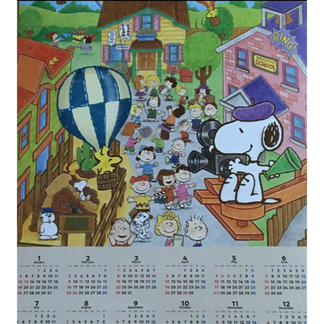 Snoopy 年 スヌーピー ポスターカレンダー 送料無料 の通販 By のん みぃ Shop スヌーピー ならラクマ