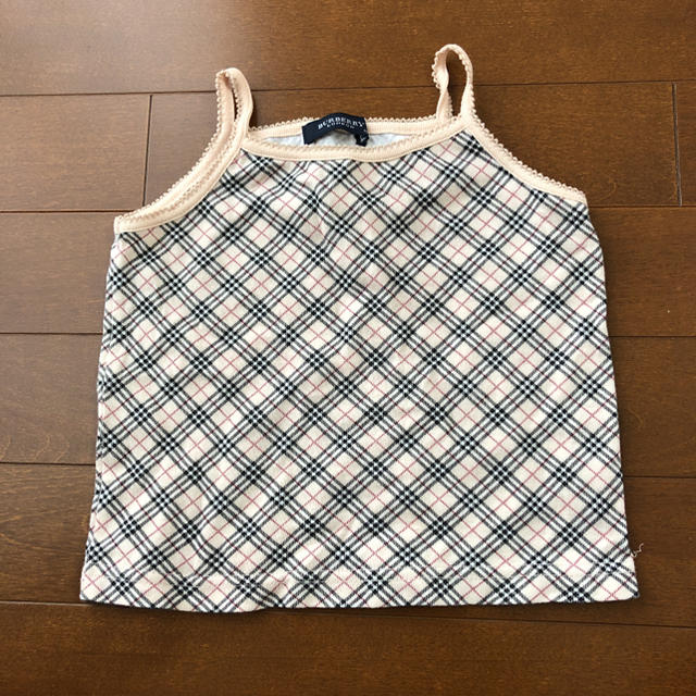 BURBERRY(バーバリー)のバーバリー　ノバチェックのキャミソール キッズ/ベビー/マタニティのキッズ服女の子用(90cm~)(Tシャツ/カットソー)の商品写真