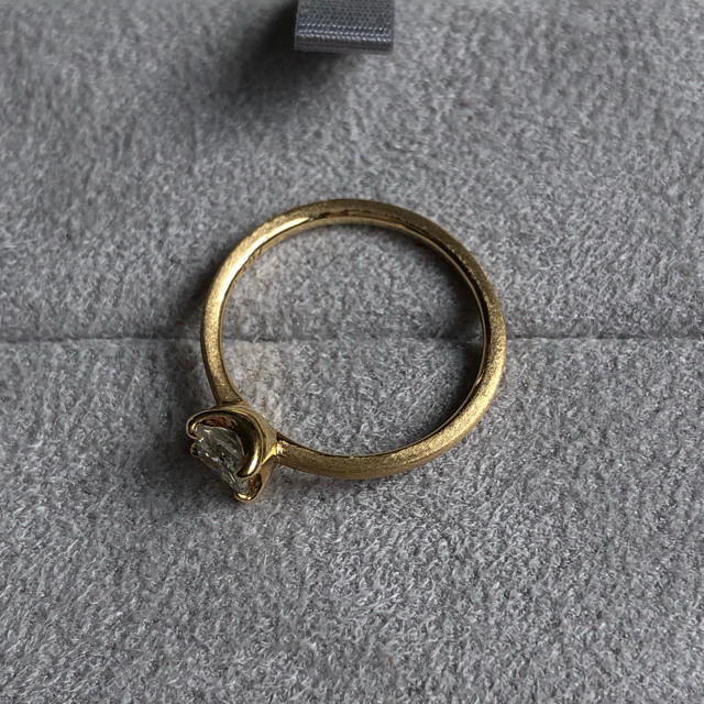ぱぴこ様専用 ダイヤモンド プリンセスカット K18 リング レディースのアクセサリー(リング(指輪))の商品写真