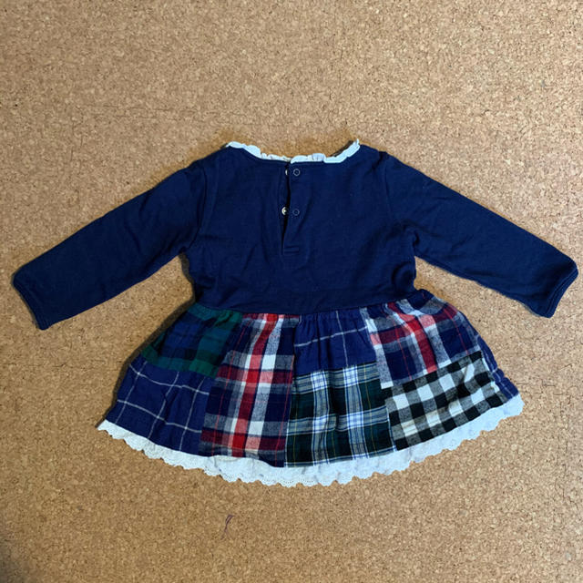 mikihouse(ミキハウス)のmikihouse80 ワンピース キッズ/ベビー/マタニティのベビー服(~85cm)(ワンピース)の商品写真