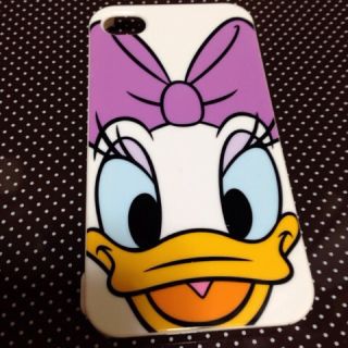 ディズニー(Disney)のデイジー♡iPhone4Sハードケース(モバイルケース/カバー)