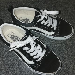 ヴァンズ(VANS)のVANS　スニーカー　ブラック　22.0cm(スニーカー)