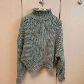 エイチアンドエム(H&M)のＨ＆Ｍ チャンキーニット ミントグリーン(ニット/セーター)