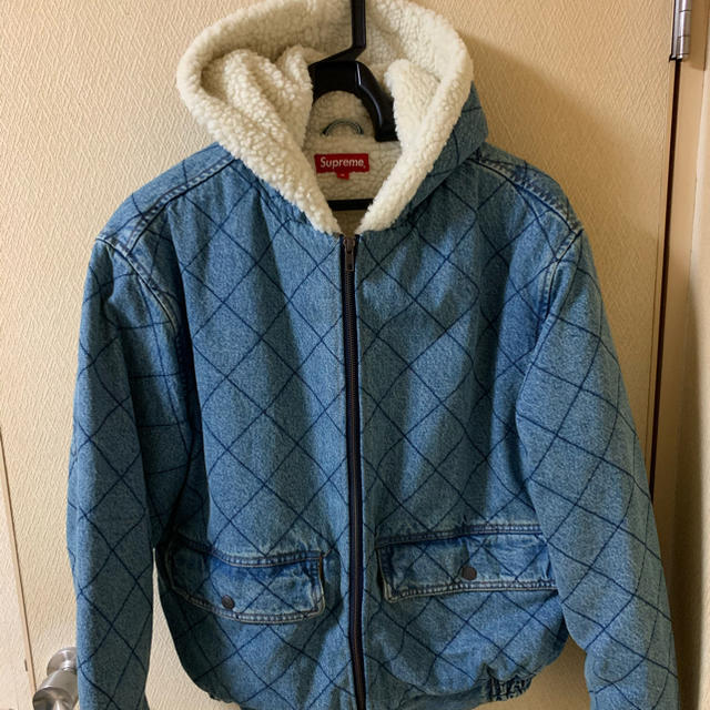 Supreme 18aw Quilted Denim Pilot Jacket