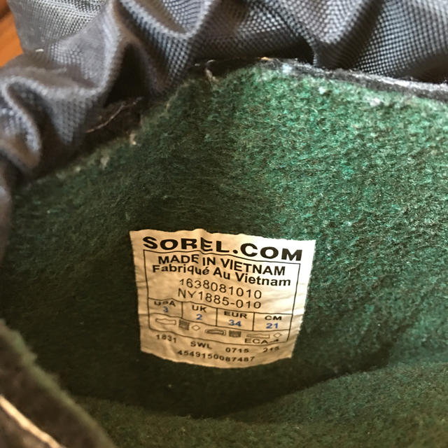 SOREL(ソレル)のSOREL  キッズ　スノーブーツ　21cm  キッズ/ベビー/マタニティのキッズ靴/シューズ(15cm~)(ブーツ)の商品写真