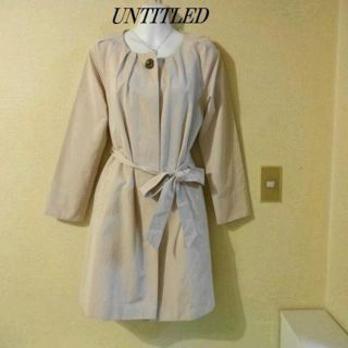 アンタイトル(UNTITLED)のUNTITLEDアンタイトル♡お洒落光沢トレンチコート(トレンチコート)