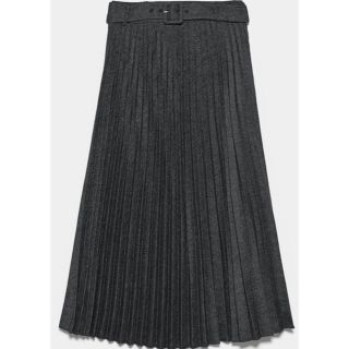 ザラ(ZARA)のZARAのグレーロングスカート(ロングスカート)