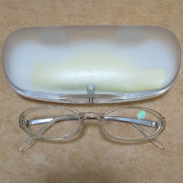 透明 めがね セルフレーム レディースのファッション小物(サングラス/メガネ)の商品写真