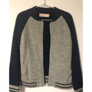 ナチュラルランドリー(NATURAL LAUNDRY)の古着 ブルゾン ジャンパー ニット(ブルゾン)