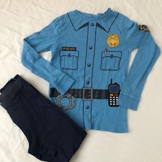 エイチアンドエム(H&M)のH&M キッズポリスパジャマ　警察官　130/140(パジャマ)