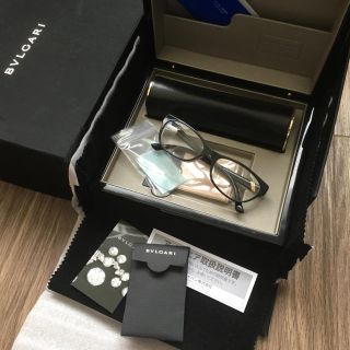 ブルガリ(BVLGARI)のブルガリ メガネ 度なし 正規品(サングラス/メガネ)