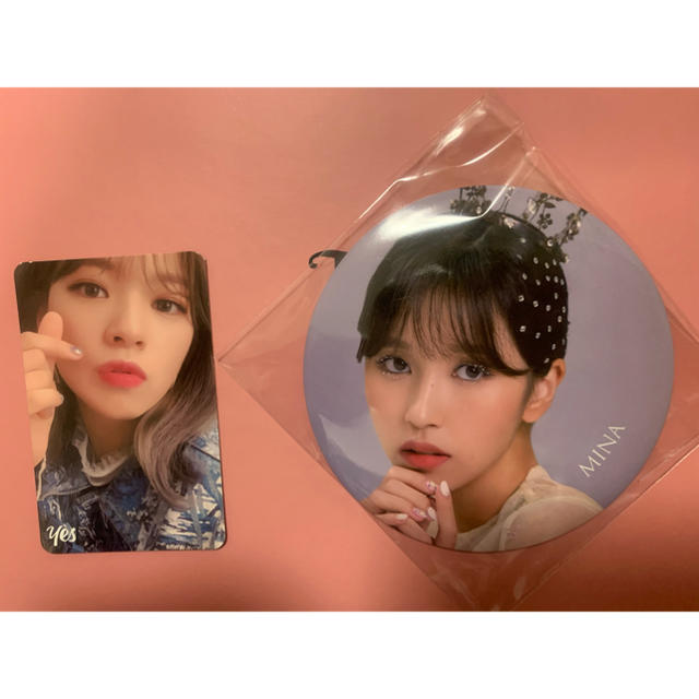 TWICE season greeting 2019 特大缶バッチ　ミナ