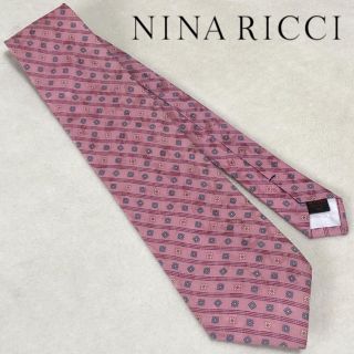 ニナリッチ(NINA RICCI)のNINA RICCI ܤ * 高級シルク 総柄 ネクタイ レトロ モード(ネクタイ)