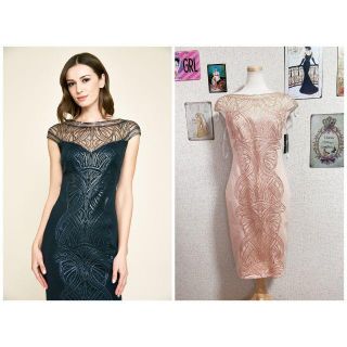 タダシショウジ(TADASHI SHOJI)の3点専用　新作 S Tadashi Shoji タダシショージ ピンク(ひざ丈ワンピース)