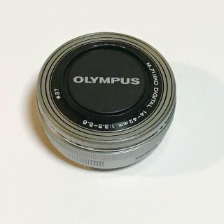 オリンパス(OLYMPUS)のOLYMPUS 14-42mm シルバー(レンズ(ズーム))