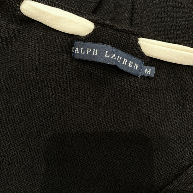 Ralph Lauren(ラルフローレン)のRalph Lauren シルクリボンタイ　カシミヤブレンドコットン　カットソー レディースのトップス(カットソー(長袖/七分))の商品写真