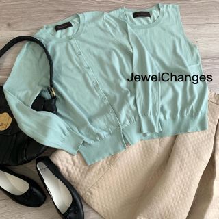 ジュエルチェンジズ(Jewel Changes)のジュエルチェンジズ✴︎優しい色目ニットアンサンブル♡(アンサンブル)