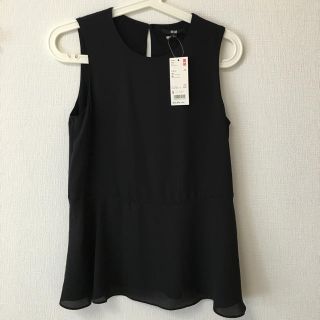 ユニクロ(UNIQLO)の新品・未使用 UNIQLO エアリータンクブラウス S(シャツ/ブラウス(半袖/袖なし))