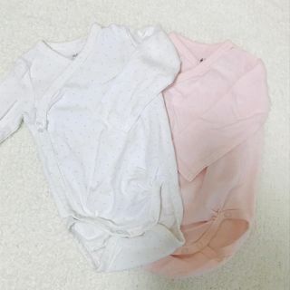 エイチアンドエム(H&M)のH&M ♡ ボディスーツ　肌着2枚セット(肌着/下着)