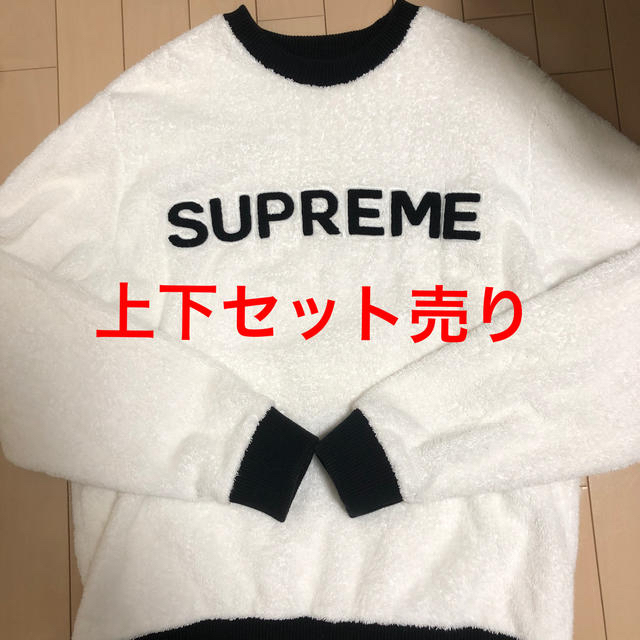 supreme 17ss terry crewneck  short sサイズ