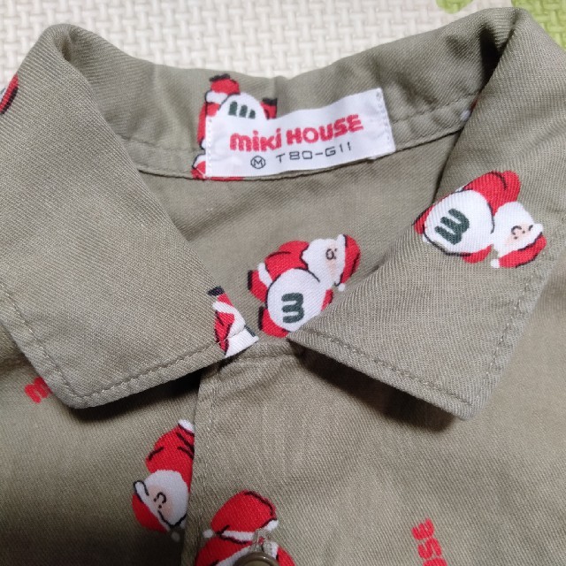 mikihouse(ミキハウス)のミキハウス長袖シャツ80 キッズ/ベビー/マタニティのベビー服(~85cm)(シャツ/カットソー)の商品写真