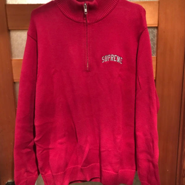 Supreme half zip sweater M