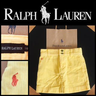 ラルフローレン(Ralph Lauren)のお値下げ☆【Ralph Lauren】コーデュロイスカート 110 紙袋付き(スカート)