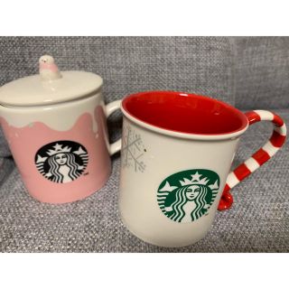 スターバックスコーヒー(Starbucks Coffee)の新品　スターバックス ホリデー　マグカップ　2個セット(マグカップ)