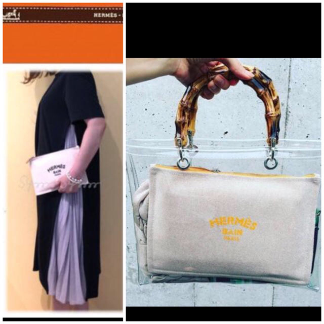 Hermes(エルメス)のお値下げ❗️新品 エルメス ヨッティング フラットポーチ PM	 国内百貨店購入 レディースのバッグ(クラッチバッグ)の商品写真