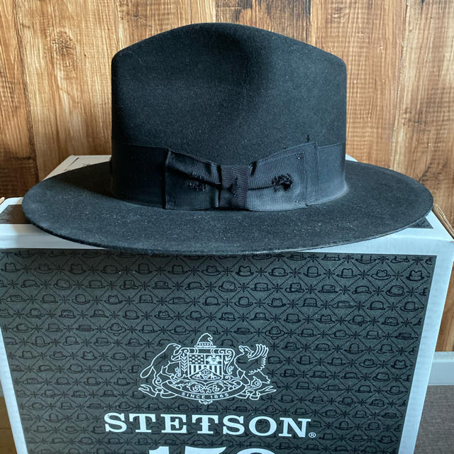 Borsalino - 150周年STETSONステットソン中折れハットヴィンテージ加工 Borsalino - 150周年STETSONステットソン中折れハットヴィンテージ加工