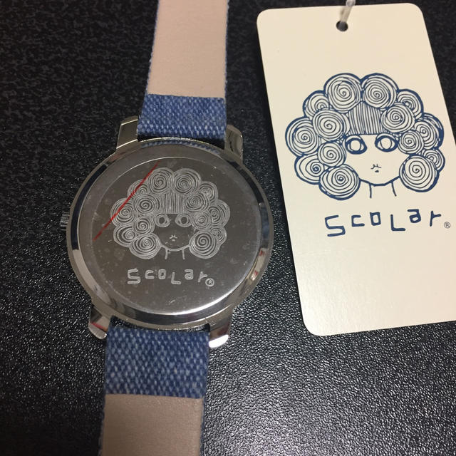 ScoLar(スカラー)の【お値下げしました】スカラー scolar 腕時計 ブルー レディースのファッション小物(腕時計)の商品写真