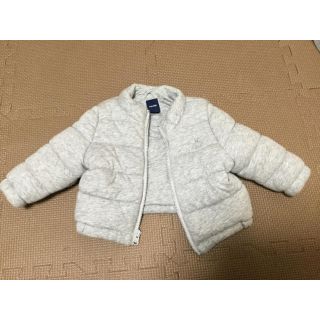 ベビーギャップ(babyGAP)のGap ベビー ダウンジャケット グレー 60cm 0〜6ヶ月(ジャケット/コート)