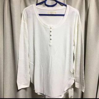 アングリッド(Ungrid)の新品未使用タグ付き⭐️ungrid アングリッドヘンリーネックルーズL/S Ｔ(Tシャツ(長袖/七分))