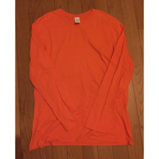 ギルタン(GILDAN)のGILDAN ロンT オレンジ XL 破格！ 即購入OK！(Tシャツ/カットソー(七分/長袖))