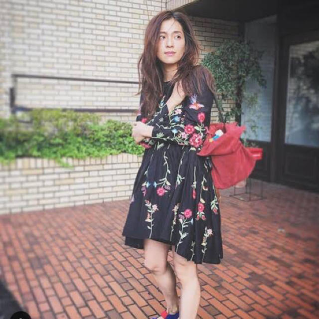 長谷川京子 中村アン 着用 ZARA ワンピース