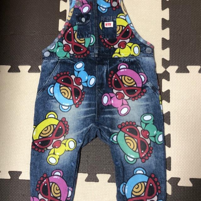 HYSTERIC MINI(ヒステリックミニ)のヒステリック　テディサロペット キッズ/ベビー/マタニティのキッズ服女の子用(90cm~)(その他)の商品写真