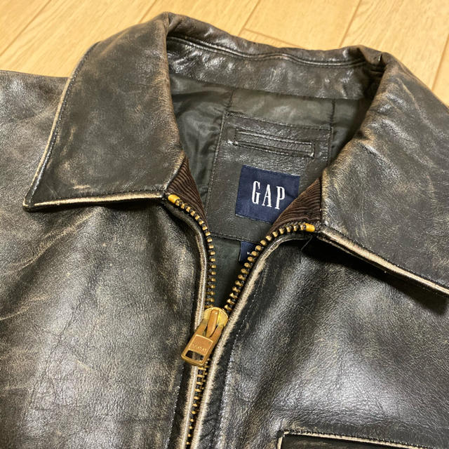 GAP - OLD GAP オールドギャップ シングルレザージャケットMの通販 by ...