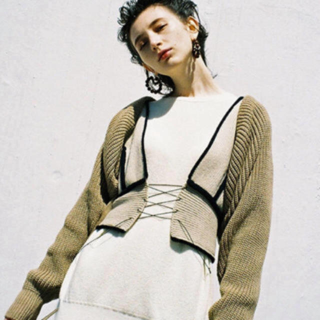BEAUTY&YOUTH UNITED ARROWS - TAN ニットスリーブ