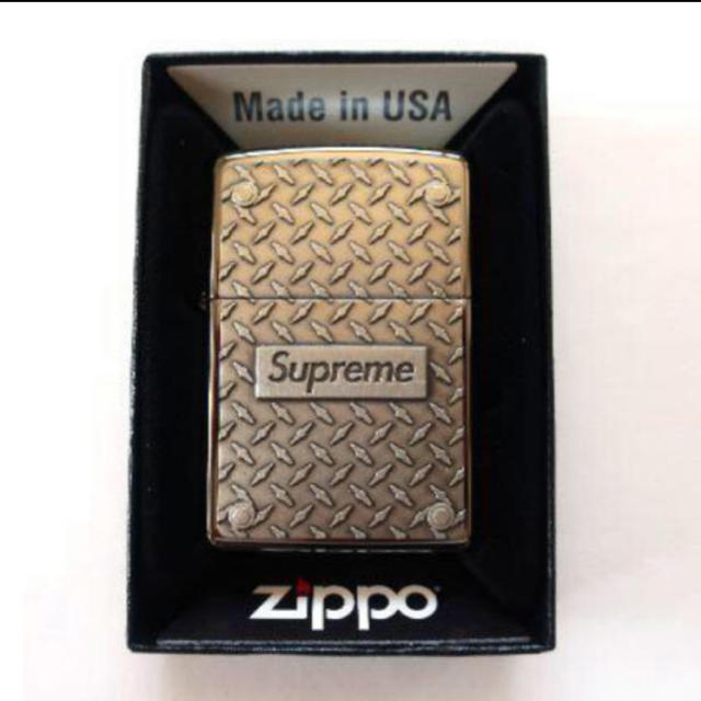 アクセサリー19Supreme Diamond Plate Zippoジッポライター