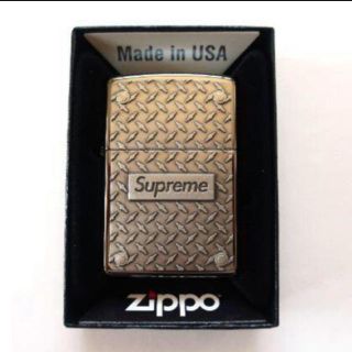 シュプリーム(Supreme)の19Supreme Diamond Plate Zippoジッポライター(その他)