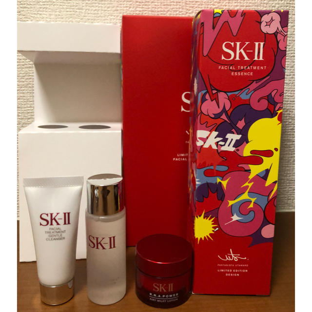 SK-II(エスケーツー)のsk-II フェイシャル トリートメント エッセンス クリスマスコフレレッド コスメ/美容のスキンケア/基礎化粧品(化粧水/ローション)の商品写真