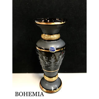 ボヘミア クリスタル(BOHEMIA Cristal)のBOHEMIA ボヘミア グラス✴︎花瓶(花瓶)