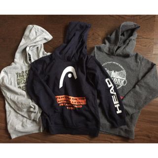 ヘッド(HEAD)のボーイズ   裏起毛パーカー3点セット  150(Tシャツ/カットソー)